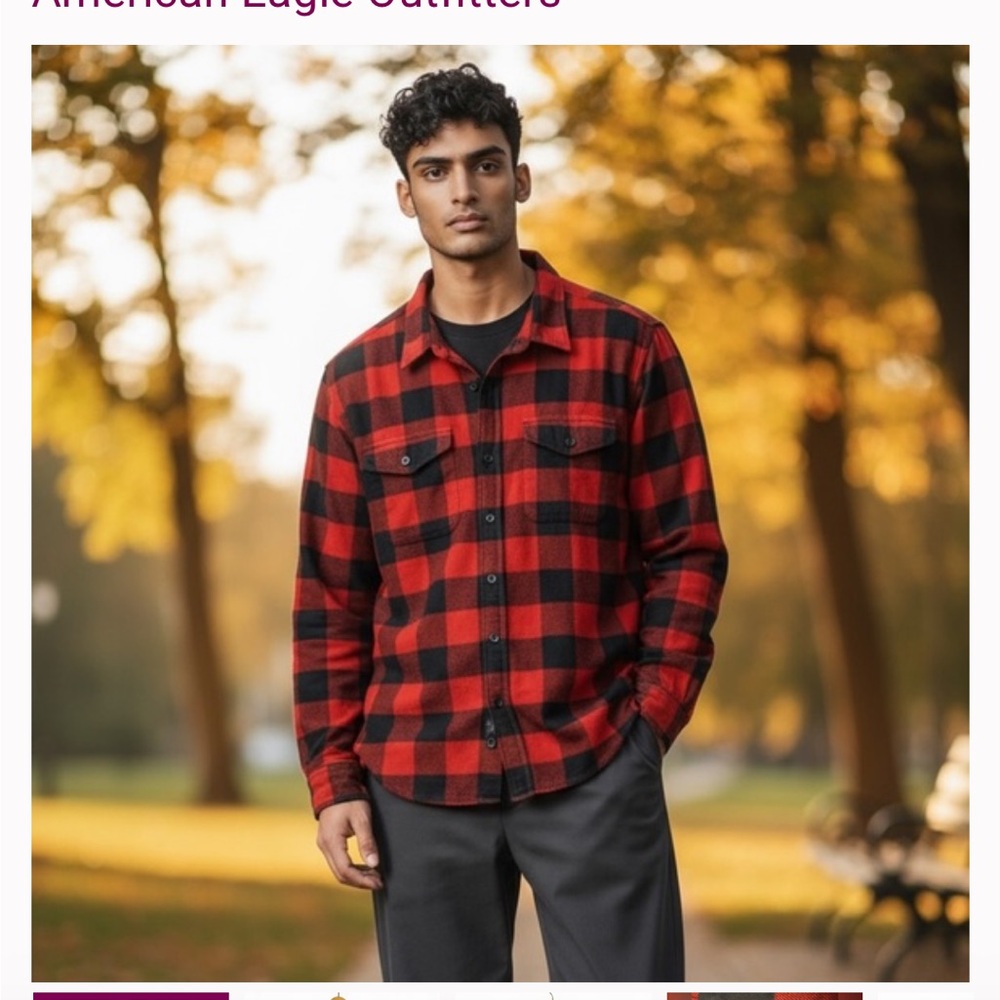 American Eagle flannel